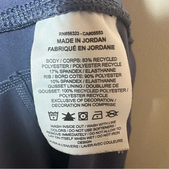 Nike Air Dri-Fit Blue Leggings Size XS - Picture 4 of 11